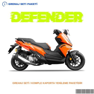 Yuki Defender Maxi Grenaj Seti Turuncu 9 Parça