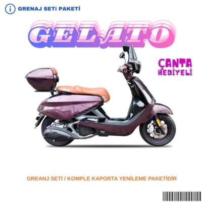 Yuki Gelato Grenaj Seti Mor 7 Parça