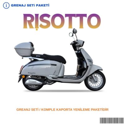 Yuki Risotto Grenaj Seti Gri 9 Parça