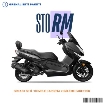 Yuki Storm Maxi Grenaj Seti Siyah 7 Parça