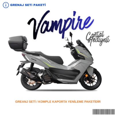 Yuki Vampire Grenaj Seti Gri 11 Parça